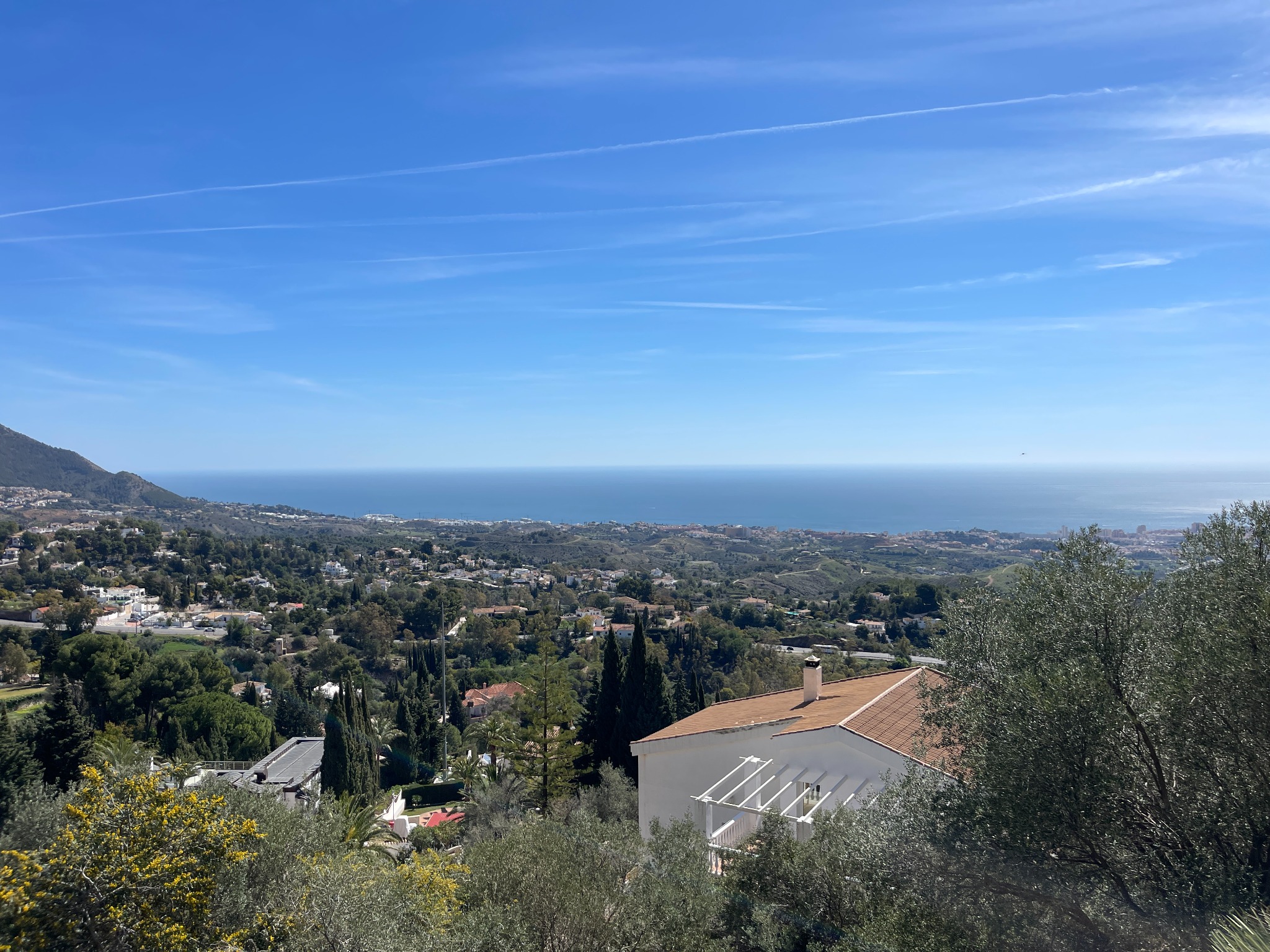 Mediterranean coast view